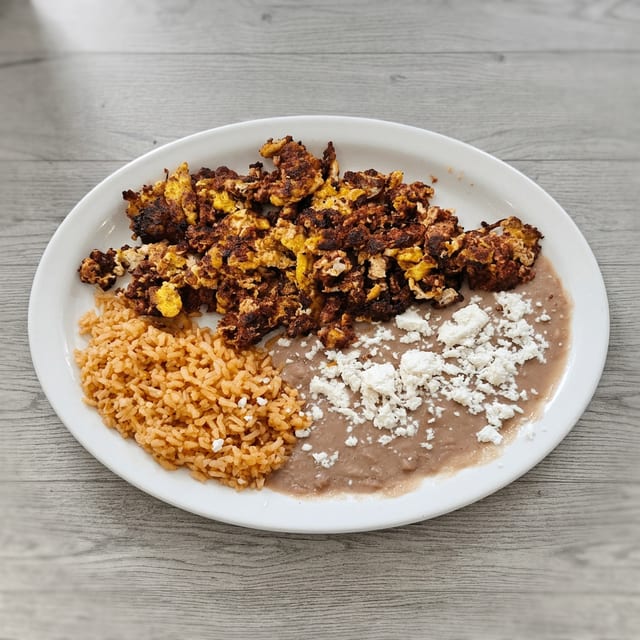 #Huevo Con Chorizo.