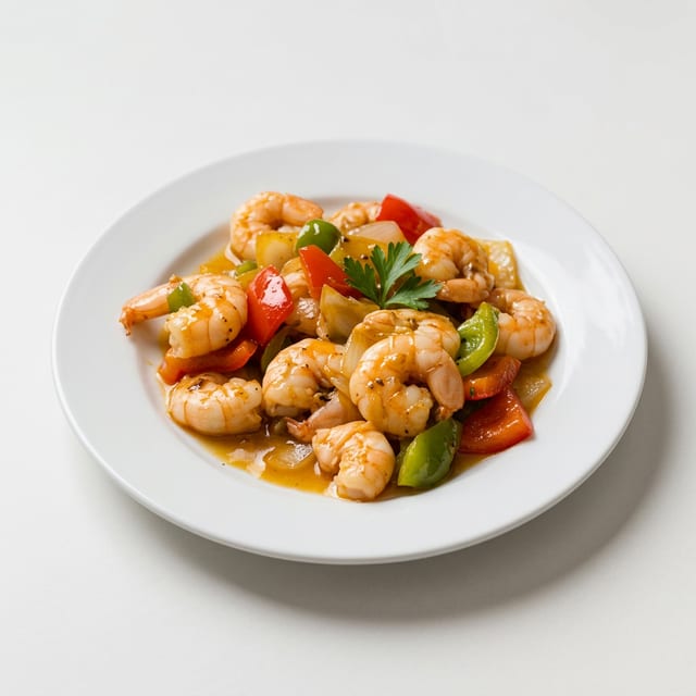 6 Cooked Shrimp.
